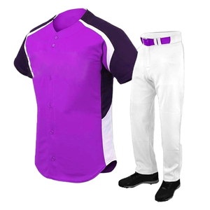 Venta caliente Uniformes de béisbol de la mejor calidad Ropa deportiva transpirable Pakistán Hecho Precio al por mayor en diferentes colores - Product Image 4