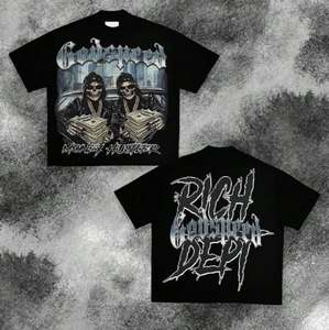 Camiseta para Hombre y Mujer de la Mejor Calidad, Transpirable, con Estampado Vibrante, Tejido de Poliéster y Algodón de Primera Calidad - Product Image 1