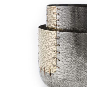 Cuenco de Servir Plateado Vintage, Diseño Clásico Elegante, Vajilla Metálica Premium, Plato Decorativo para Servir Alimentos, para Cenas y Eventos - Product Image 6