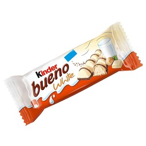 แท่งช็อคโกแลตสีขาว Kinder Bueno 39g ขนมขนมขบเคี้ยว - Product Image 1