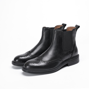 Botas de Media Pantorrilla de Cuero a la Moda con Hebilla, Diseño Ligero para Usar en Invierno y como Zapatos de Fiesta - Product Image 3