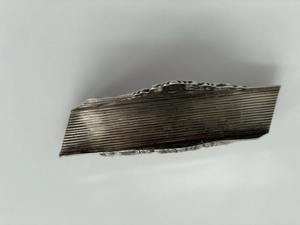 Minimal Silver Finished Stainless Steel <b>Napkin</b> <b>Holder</b> with Designer Edge for Table Organization Party Hosting and Everyday Use - Product Image 5