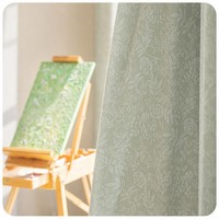 Rideaux occultants double face en jacquard imitation lin, insonorisants, bloquant la lumière du soleil, isolants thermiques, toutes saisons, style crochet
