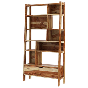 ชั้นวางหนังสือที่ทันสมัยสำหรับห้องนั่งเล่นทำด้วยมือเฟอร์นิเจอร์ไม้เนื้อแข็งที่มีคุณสมบัติจัดเก็บข้อมูลแบบปรับได้ - Product Image 2