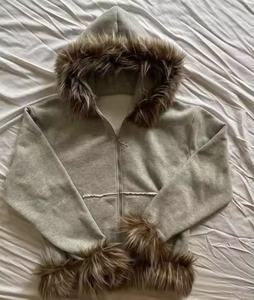 Sudadera de gran tamaño Streatwear en blanco personalizada para hombres y mujeres - Product Image 3