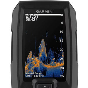 Meilleur prix Garmins Striker Vivid 4cv, sondeur et transducteur de pêche couleur 4 pouces facile à utiliser, palettes de couleurs de numérisation vives - Product Image 1