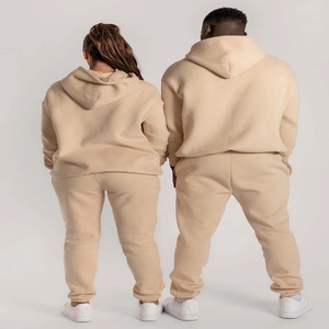 Chándales deportivos personalizados para hombre y mujer, chándal de algodón para invierno, Unisex, OEM, conjuntos de estilo de entrenamiento con Logo - Product Image 3