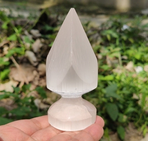 Vente en gros, Chakra en cristal de Quartz naturel, cônes de sélénite traités, Totem en cristal de Quartz, gypse provenant d'exportations de cristal Exis - Product Image 2