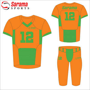 Uniforme de fútbol americano 100% poliéster liso sublimación uniforme en blanco Buccaneer uniforme de fútbol americano de alta calidad, - Product Image 2