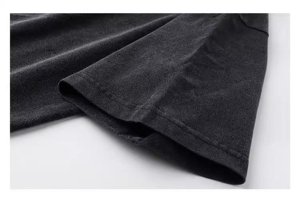 Camiseta de Algodón Extra Grande con Logotipo Personalizado, Impresión por Inyección Directa, Cuello Redondo, Camisetas Lisas de Alta Calidad, Estilo Desgastado, Unisex - Product Image 4