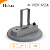 75-150W 3CCT 60/90 °   Garantie de 7 ans, 200 lm/W, Liteon SMD5050, lentille en PC, IP66, IK08, éclairage LED UFO industriel pour entrepôt, éclairage LED haute luminosité