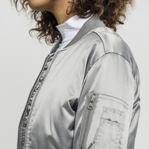 Latest Design 2025 New Arrival Women's Zipper Bomber <b>Jacket</b> Comfortable and Breathable Available in Bulk Quantity for Sale - Product Image 5