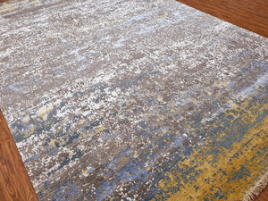 พรม kilim ทำด้วยมือขนาดใหญ่กันกระแทกกันลื่นสำหรับใช้ในบ้านห้องนั่งเล่นห้องนอนห้องรับประทานอาหารหรือห้องพักที่มีรูปแบบนามธรรม - Product Image 4