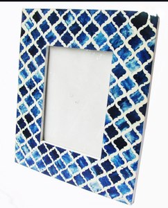 Primium Quality MDF Board <b>Photo</b> <b>Frame</b> With Bone Inlay & Resin Home Hotel & Office Decorative Household Item <b>Photo</b> <b>Frame</b> - Product Image 1