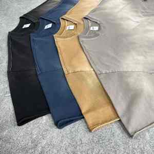 เสื้อยืดแขนสั้นพิมพ์ลายแนวสตรีทสำหรับผู้ชายเสื้อยืดโอเวอร์ไซส์สไตล์วินเทจ - Product Image 6