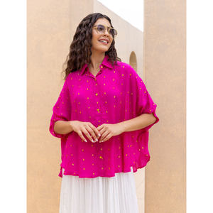 Chaand Modal <b>Poncho</b> Shirt - Product Image 2