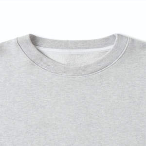 เสื้อสเวตเชิ้ตคอกลมทรงโอเวอร์ไซส์สำหรับผู้ชาย แขนเสื้อแบบดรอปโชลเดอร์ ผ้าหนานุ่ม พิมพ์โลโก้ได้ตามต้องการ สไตล์สตรีทแวร์ - Product Image 4