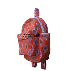 กระเป๋าเป้สะพายหลังผ้าฝ้ายสำหรับเด็กวัยหัดเดินลายดอกไม้ขนาดใหญ่กระเป๋านักเรียนสำหรับเด็กก่อนวัยเรียนมีซิปปิดด้วยการใช้ถนนนุ่มของขวัญนักเรียน - Product Image 2