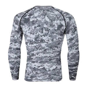 2024 Custom Made MMA Rush Guard para hombres Ropa de lucha de compresión de manga larga con diseño personalizado Blank Rash Guard - Product Image 2