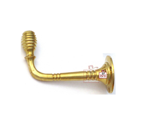 Solid Brass <b>Coat</b> <b>Hooks</b> Reeded Style Antique Design - Product Image 3
