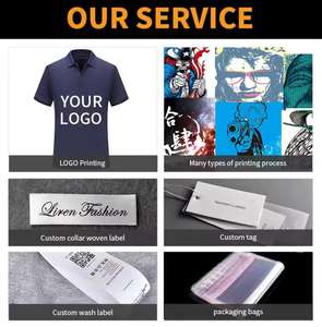 Venta al por mayor de camisetas de algodón lisas en blanco con impresión de logotipo personalizado diseño adultos niños hombres Camiseta polo para hombres - Product Image 5