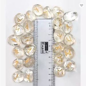 High Quality clear Quartz Rune <b>Set</b> : Wholesale Gemstone clear Quartz Rune <b>Set</b>, Bulk Gemstone Wholesaler , Bulk <b>Crystal</b> Rune <b>Set</b> - Product Image 3