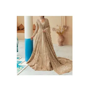 Trendy Designer Net with Embroidery Work Wedding Ceremony Royal Designer Bridal Net Lehenga Wedding Wear