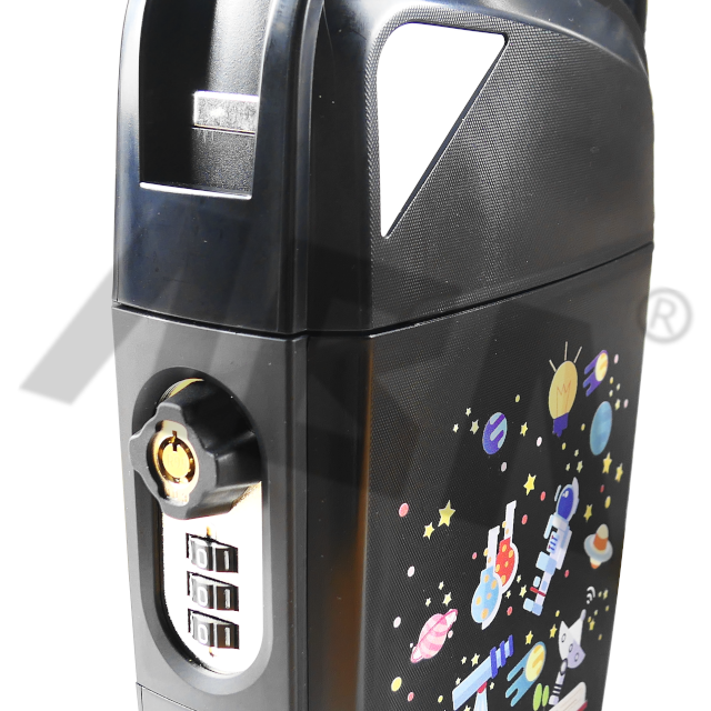 Secure On-the-Go Storage Solution Key Lock Safe with ABS Zinc Alloy Steel Construction and Black Finish for Phones and Wallets