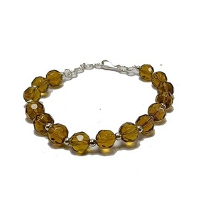 <b>Crystal</b> <b>bracelet</b> Yellow Topaz 8mm Adjustment Round Beads Stone <b>Crystal</b> Gemstone Fashion Jewelry Men and <b>Women</b> Gift Energy - Product Image 1