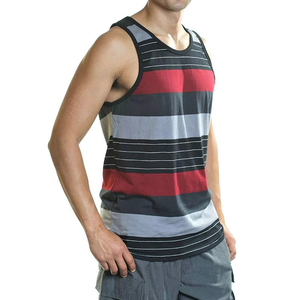 เสื้อกล้ามผู้ชายสีทึบระบายอากาศได้ดี - Product Image 1