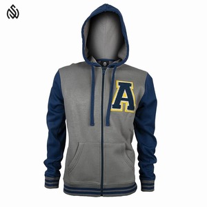Sudadera con capucha de peso pesado, sudaderas personalizadas de algodón, sudaderas con capucha de chenilla bordadas totalmente personalizadas para hombres OEM French Terry Fleece - Product Image 2