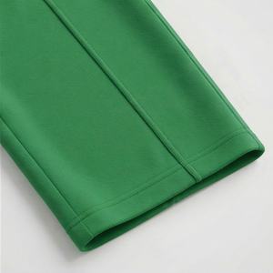 Conjunto Deportivo Informal de Felpa Francesa para Mujer, Sudadera Corta con Cremallera y Estampado, Pantalones Deportivos Transpirables, 100% Algodón Ecológico - Product Image 6