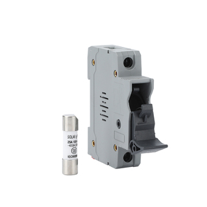 Bloque de fusibles eléctricos Disyuntor de CC solar Portafusibles <span class=keywords><strong>americano</strong></span> 1500V Dc 14x51 20a 15a 110V Base de fusibles 10x38 1P - Product Image 6