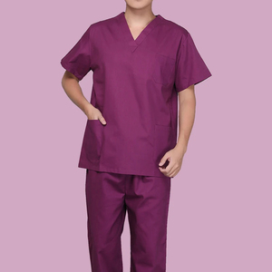 Conjuntos de Uniformes Médicos Unisex de Poliéster y Rayón, Uniformes de Hospital Ligeros y Cómodos para Trabajos de Turno Largo - Product Image 2