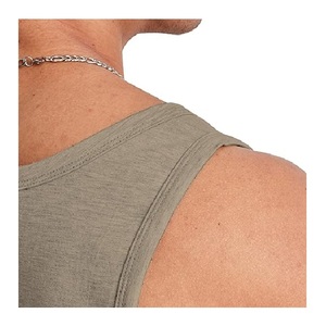 Best Price Export Oriented Oversize Stylish 100% Cotton Tank <b>Top</b> Comfortable Single Jersey Sleeveless Casual Summer Design - Product Image 4