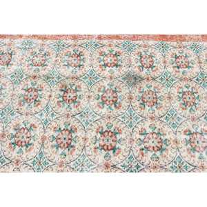 Alfombra Turca de 3.9x6.46 pies, Alfombra Vintage, Alfombra Oriental Roja y Verde - Product Image 5