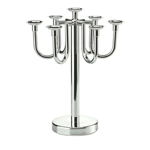 Candelabros de plata de diseño moderno, candelabros decorativos para fiestas de cumpleaños y bodas, soporte de vela para superventas, accesorios para velas - Product Image 4