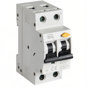 เบรกเกอร์แบบดิฟเฟอเรนเชียล Ideal KRO6 2P 25A รุ่น B25/30 6kA 230V 50Hz - Product Image 3