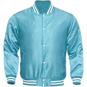Veste universitaire de baseball boutonnée 100% coton pour hommes manteau d'hiver en laine brodé avec logo sur le devant vente en gros - Product Image 6
