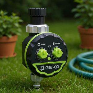 Programmateur d'arrosage électronique GEKA 1 station pour jardin - Product Image 3