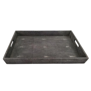 Customized 0.525x0.33x0.065 Faux shagreen Tea <b>Trays</b> from Viet Nam Manufacturer - Product Image 3