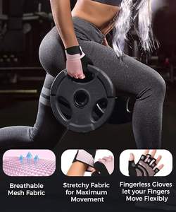 Super Lightweight Full Palm Protection Workout Gloves for Men Women Breathable <b>Gym</b> Cycling Exercise Gear Outdoor <b>Weight</b> Lifting - Product Image 4