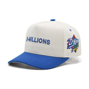 Casquette personnalisée de haute qualité à bord plat ajusté Same Loro Piana Two Tone Bull Snap Back 23 Casquette de baseball - Product Image 4