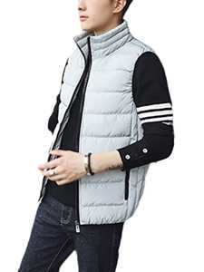 Veste d'hiver personnalisée pour hommes, gilet en polyester tissé, excellent manteau thermique sans manches, sweat à capuche amovible, chaud, cuir de grande taille - Product Image 6