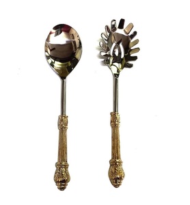 Ensemble de couverts et couverts de vaisselle d'utilisation de restaurant d'hôtel à la maison ensemble de couverts de poignée de perles de forme ronde. - Product Image 2