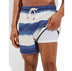 High Quality Summer Men's Solid <b>Board</b> <b>Shorts</b> <b>Swimming</b> <b>Trunks</b> Breathable Quick Dry Elastic Waist Beach Style with Customized Logo - Product Image 1