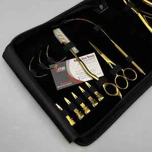 ชุดเครื่องมือไมโครลิงก์แบบพรีเมี่ยมคีมต่อผมสีทองพร้อมกล่องใส่โลโก้แบบกำหนดเองได้ - Product Image 3