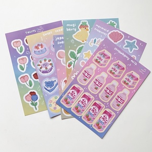 Feuilles autocollantes en <span class=keywords><strong>vinyle</strong></span> PVC A4, imprimées et personnalisées, Kawaii - Product Image 1