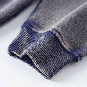 Dernier modèle Sweats à capuche délavés à l'acide fabriqués au Pakistan Style de rue Vente en gros Sweats à capuche pour hommes délavés à l'acide personnalisés - Product Image 6