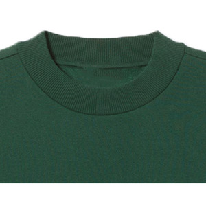 เสื้อสเวตเชิ้ตผู้ชายพรีเมียม ผ้าฝ้ายฟลีซถัก 100% คอกลม ทรงพูลโอเวอร์ สีพื้น เป็นมิตรกับสิ่งแวดล้อม ระบายอากาศได้ดี ด้านหน้ามีลายพิมพ์นูน - Product Image 2